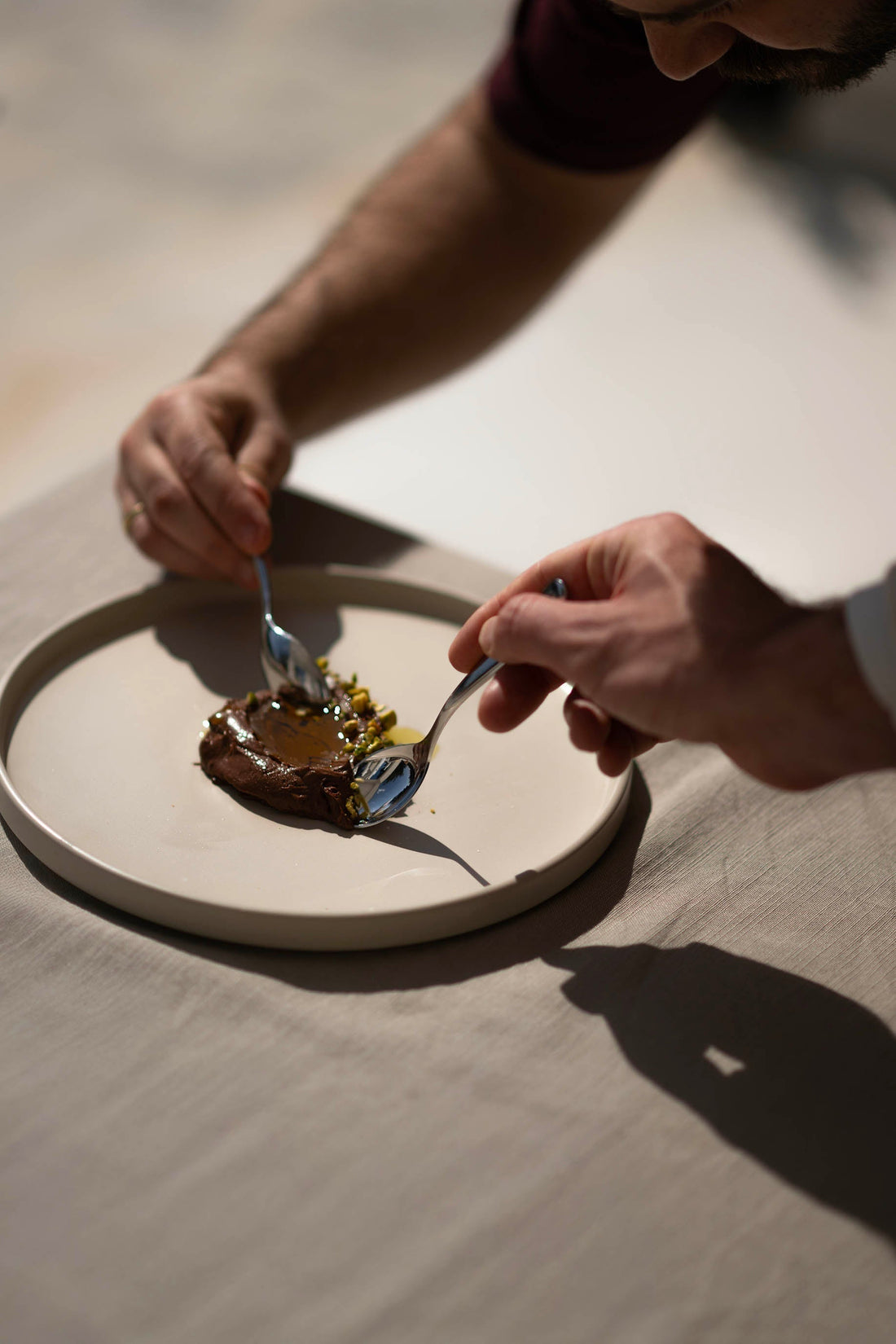 Velvet Mousse Meets Vibrant Olive Oil