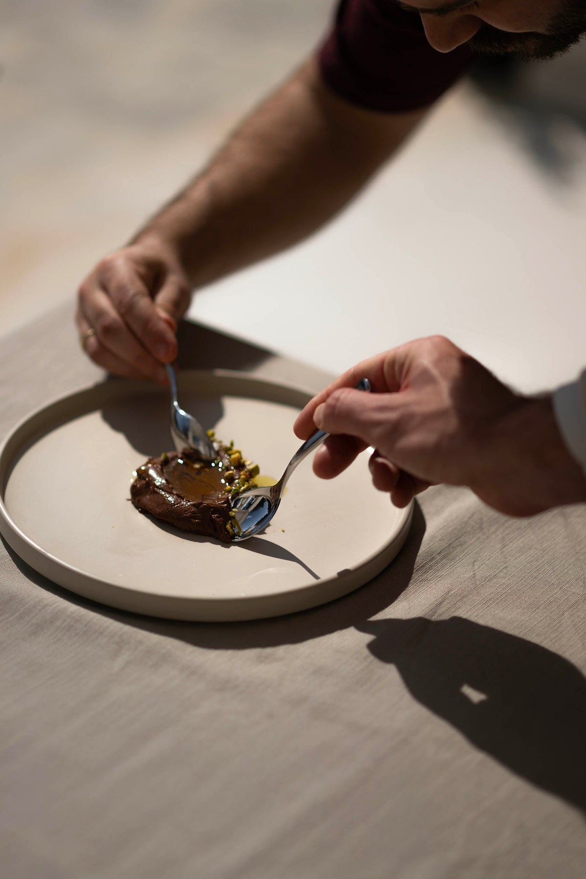 Velvet Mousse Meets Vibrant Olive Oil